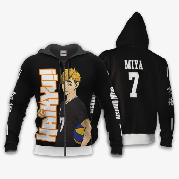 Inarizaki Atsumu Miya Hoodie Haikyuu Anime Merch Clothes 1