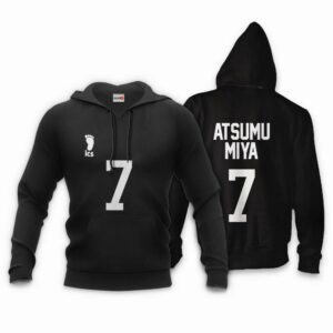 Inarizaki Atsumu Miya Hoodie Uniform Number 7 Haikyuu Anime Shirts 10