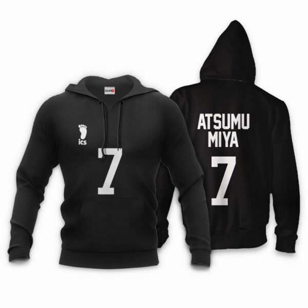 Inarizaki Atsumu Miya Hoodie Uniform Number 7 Haikyuu Anime Shirts 4