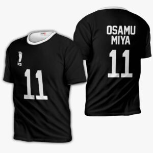 Inarizaki Osamu Miya Hoodie Uniform Number 11 Haikyuu Anime Shirts 9