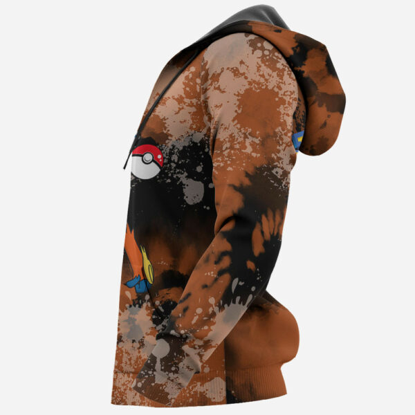 Infernape Hoodie Custom Pokemon Anime Merch Clothes Tie Dye Style 6