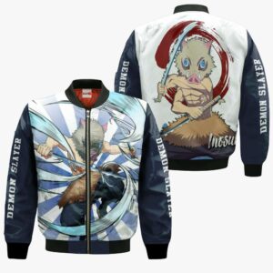 Inosuke Hashibira Hoodie Kimetsu Anime Merch Clothes 9