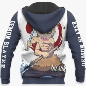 Inosuke Hashibira Hoodie Kimetsu Anime Merch Clothes 10