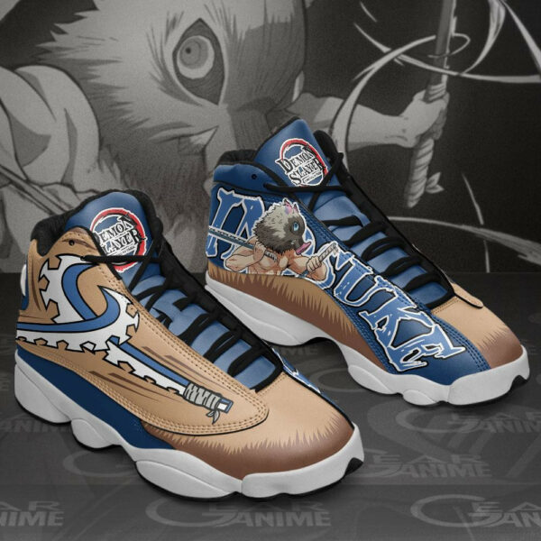 Inosuke Shoes Custom Anime Demon Slayer Sneakers 3