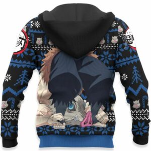 Inosuke Ugly Christmas Sweater Custom Anime Kimetsu XS12 8