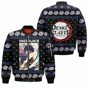 Inosuke Ugly Christmas Sweater Kimetsu Anime Xmas Gift Custom Clothes 10