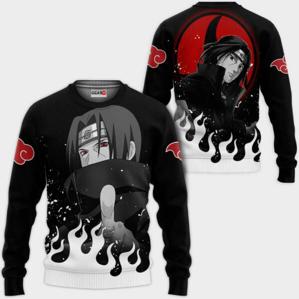 Itachi Uchiha Hoodie Custom Anime Naruto Shippuden Merch Clothes Style 2