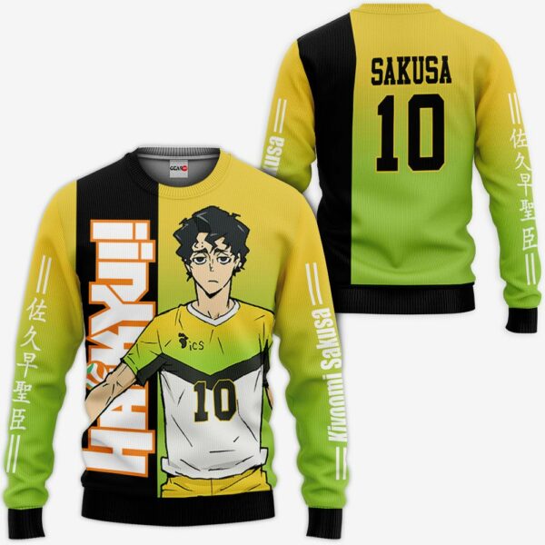 Itachiyama Kiyoomi Sakusa Hoodie Haikyuu Anime Merch Clothes 2