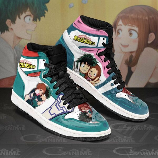 Izuku and Uraraka Shoes My Hero Academia Anime Sneakers 2