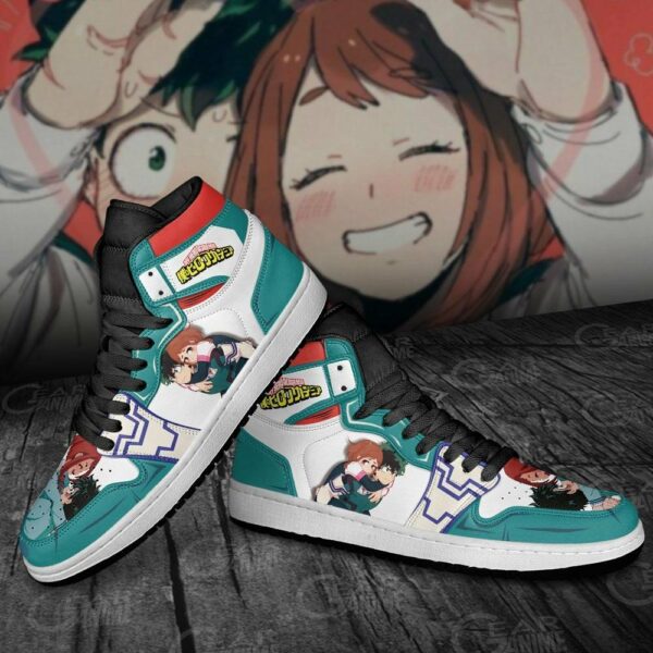 Izuku and Uraraka Shoes My Hero Academia Anime Sneakers 3