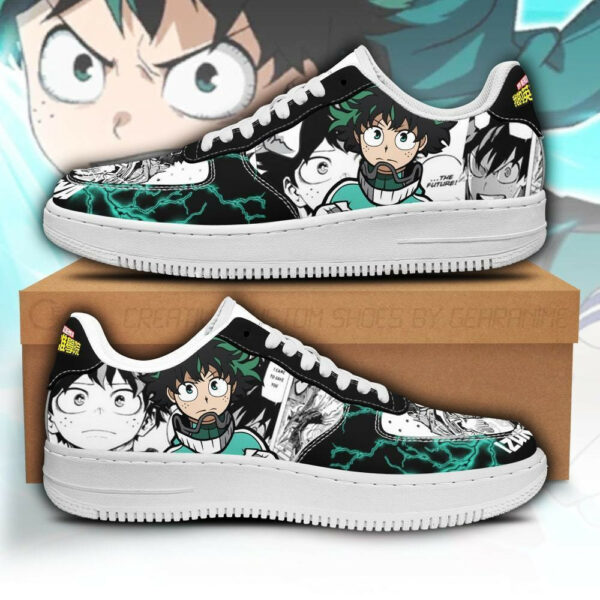 Izuku Midoriya Air Shoes Custom Deku My Hero Academia Anime Sneakers 1