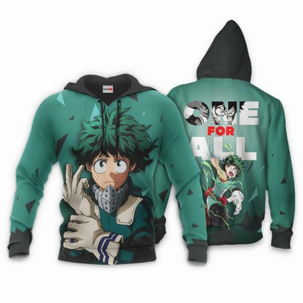 Izuku Midoriya Hoodie One For All My Hero Academia Anime Shirt 3