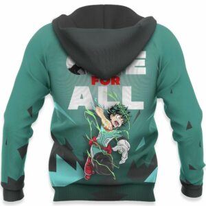 Izuku Midoriya Hoodie One For All My Hero Academia Anime Shirt 10