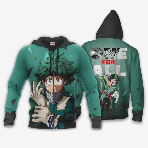 Izuku Midoriya Hoodie One For All My Hero Academia Anime Shirt 1