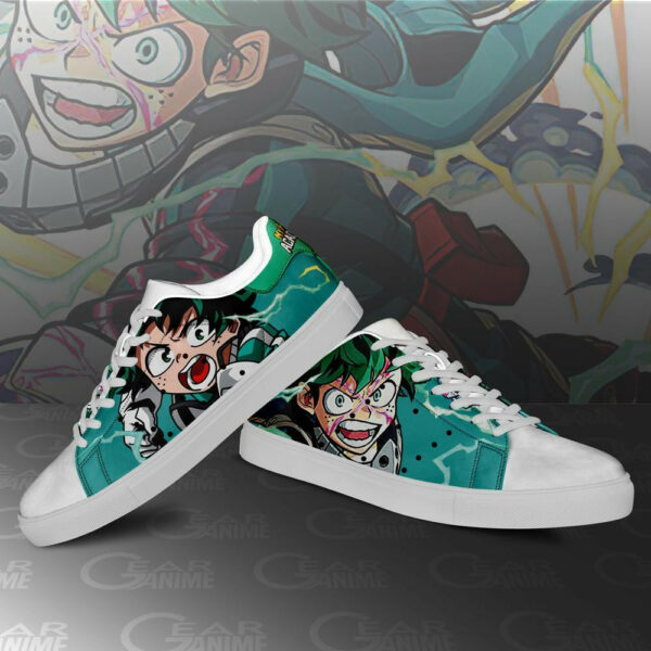 Izuku Midoriya Skate Shoes Custom Deku My Hero Academia Anime Sneakers 4