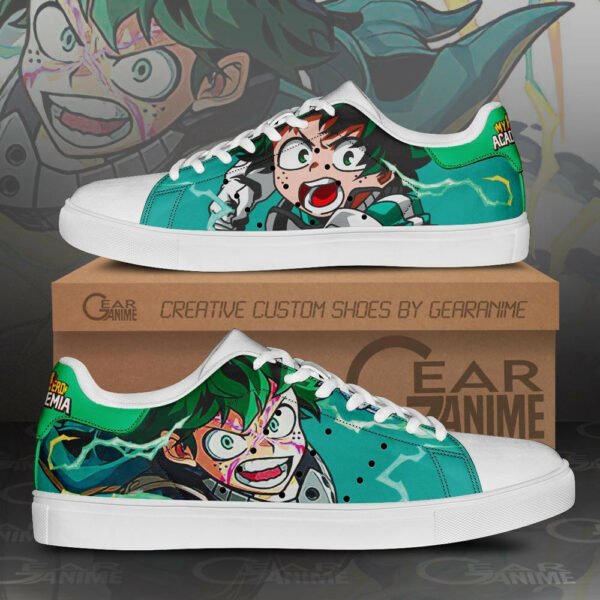 Izuku Midoriya Skate Shoes Custom Deku My Hero Academia Anime Sneakers 1