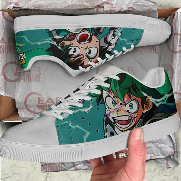 Izuku Midoriya Skate Shoes Custom Deku My Hero Academia Anime Sneakers 2
