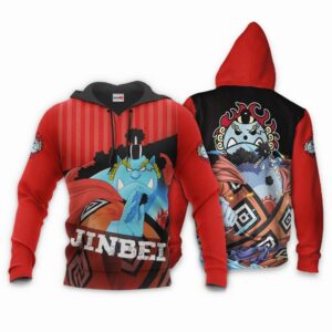 Jinbei Hoodie One Piece Anime Shirt Jacket 8