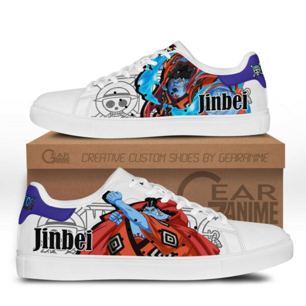 Jinbei Skate Shoes Custom Anime One Piece Shoes 1