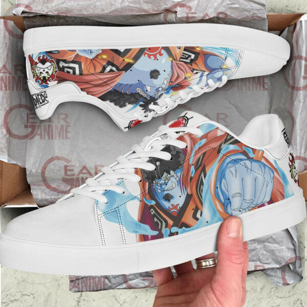 Jinbei Skate Shoes One Piece Custom Anime Sneakers 2