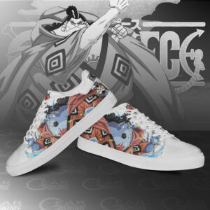 Jinbei Skate Shoes One Piece Custom Anime Sneakers 6