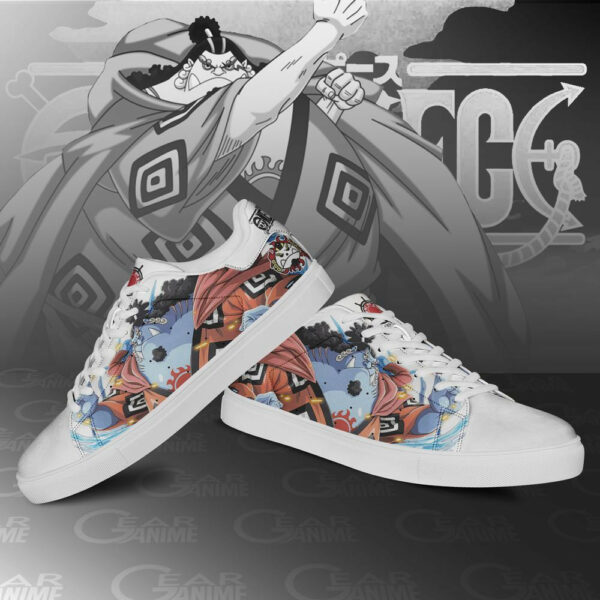 Jinbei Skate Shoes One Piece Custom Anime Sneakers 3