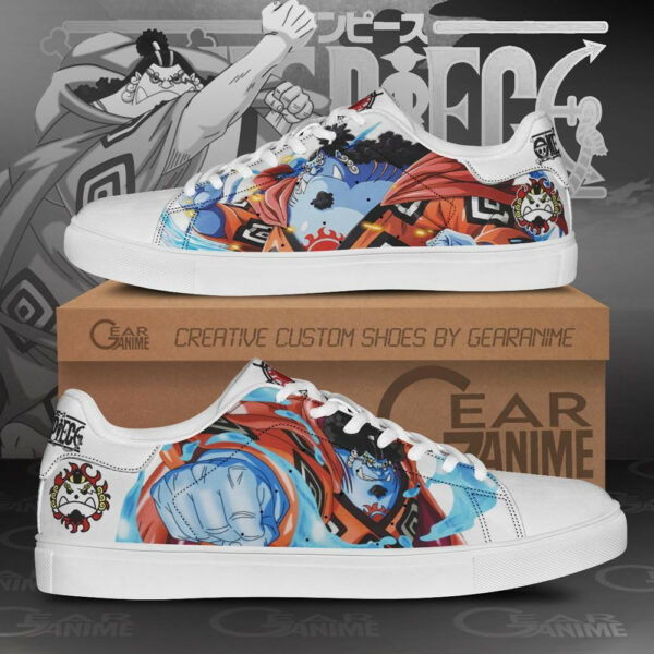 Jinbei Skate Shoes One Piece Custom Anime Sneakers 1