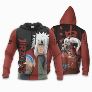 Jiraiya Hoodie Shirt Naruto Anime Zip Jacket 8