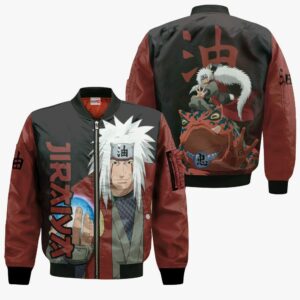 Jiraiya Hoodie Shirt Naruto Anime Zip Jacket 9