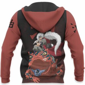 Jiraiya Hoodie Shirt Naruto Anime Zip Jacket 10