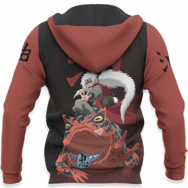 Jiraiya Hoodie Shirt Naruto Anime Zip Jacket 5