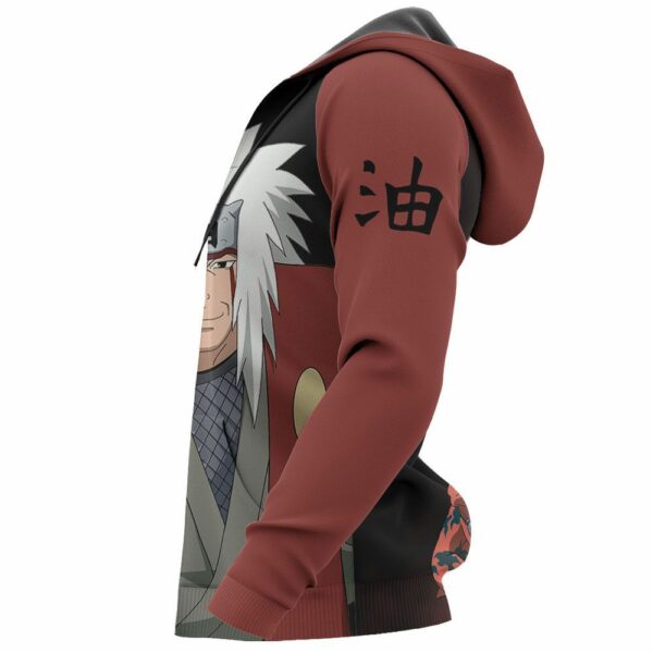 Jiraiya Hoodie Shirt Naruto Anime Zip Jacket 6