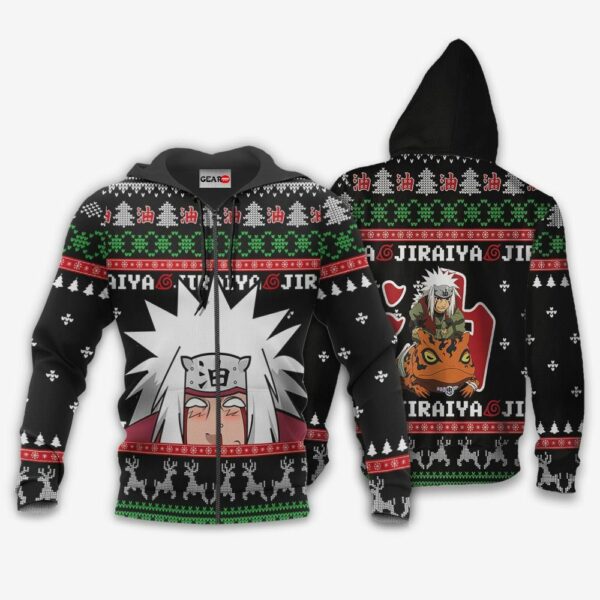 Jiraiya Pervy Sage Ugly Christmas Sweater Custom Naruto Anime XS12 2