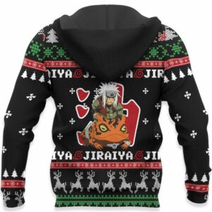 Jiraiya Pervy Sage Ugly Christmas Sweater Custom Naruto Anime XS12 8