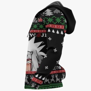 Jiraiya Pervy Sage Ugly Christmas Sweater Custom Naruto Anime XS12 9