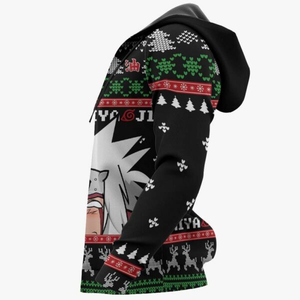 Jiraiya Pervy Sage Ugly Christmas Sweater Custom Naruto Anime XS12 5