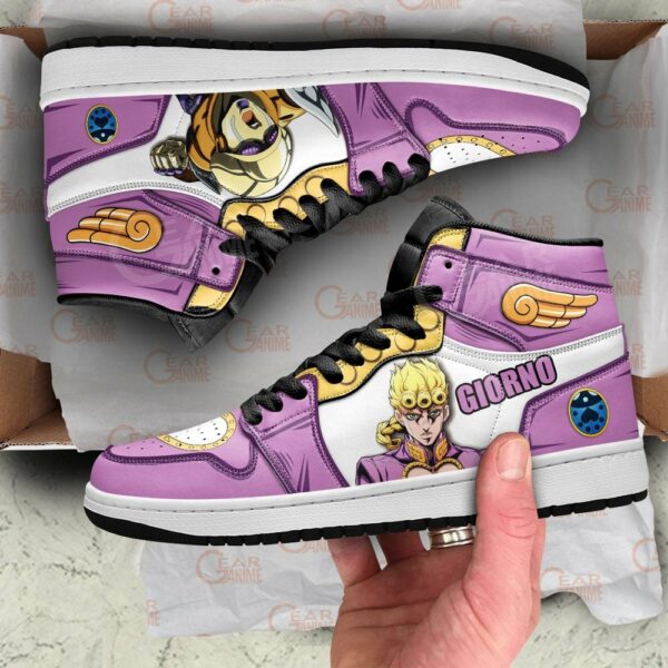 JoJo’s Bizarre Adventure Giorno Giovanna Shoes Custom Anime Sneakers 2