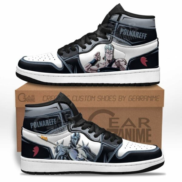 JoJo’s Bizarre Adventure Jean Pierre Polnareff Shoes Custom Anime Sneakers 1