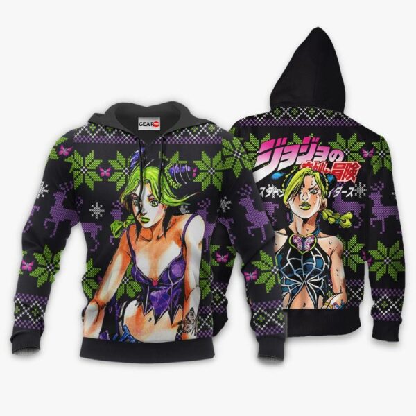 Jolyne Cujoh Ugly Christmas Sweater Custom Anime JJBA XS12 3