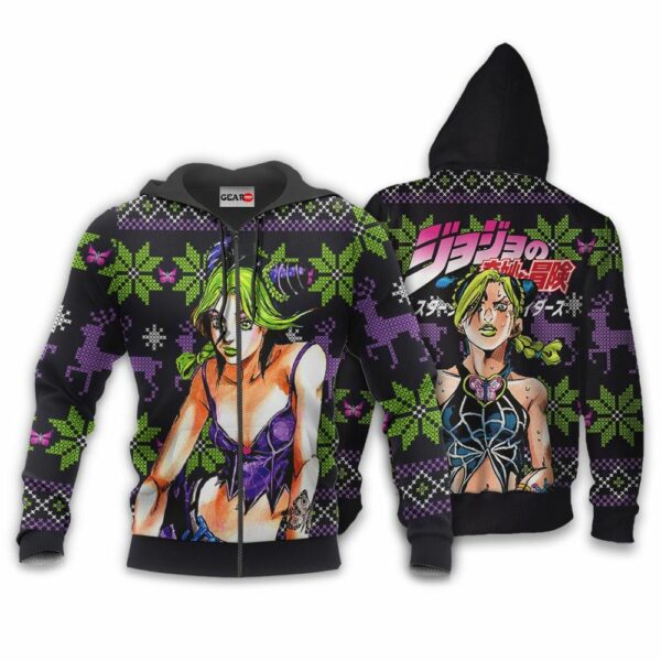 Jolyne Cujoh Ugly Christmas Sweater Custom Anime JJBA XS12 2