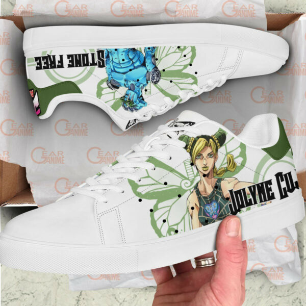 Jolyne Kujoh Skate Shoes Custom Anime Jojo's Bizarre Adventure Shoes 2