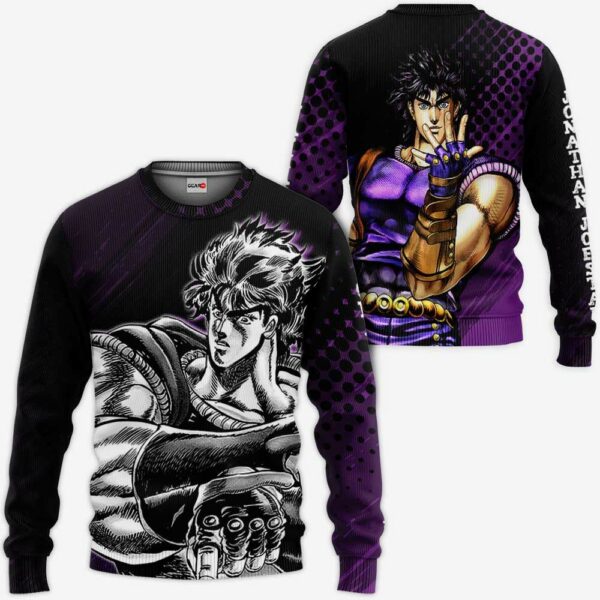 Jonathan Joestar Hoodie JJBAs Anime Shirt Jacket 2