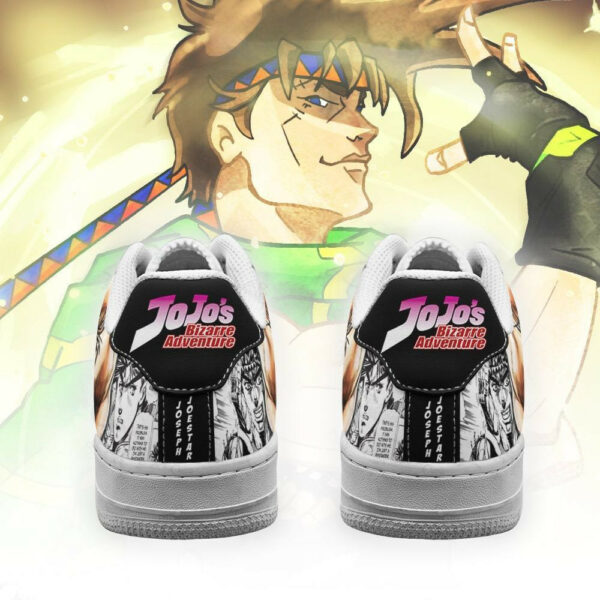Joseph Joestar Shoes Manga Style JoJo’s Anime Sneakers Fan Gift PT06 3