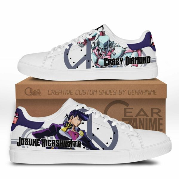 Josuke Higashikata Skate Shoes Custom Anime Jojo's Bizarre Adventure Shoes 1