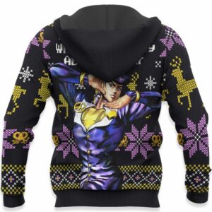 Josuke Higashikata Ugly Christmas Sweater Custom Anime JJBA XS12 8