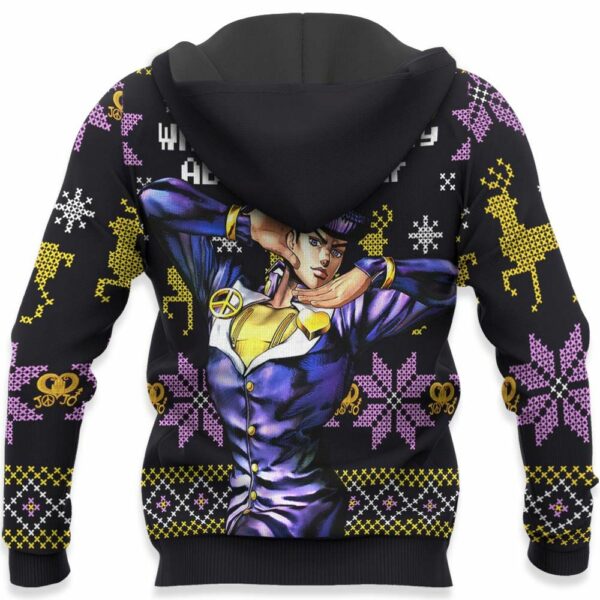 Josuke Higashikata Ugly Christmas Sweater Custom Anime JJBA XS12 4