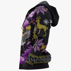 Josuke Higashikata Ugly Christmas Sweater Custom Anime JJBA XS12 9