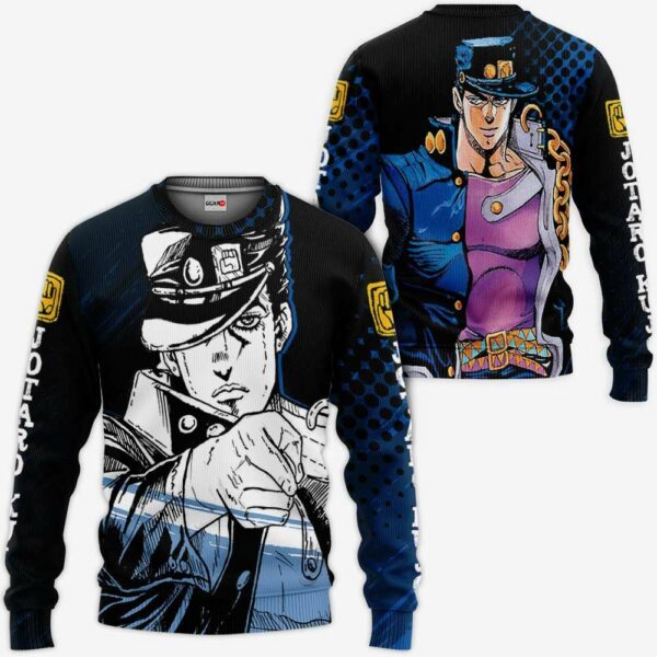 Jotaro Kujo Hoodie JJBAs Anime Shirt Jacket 2