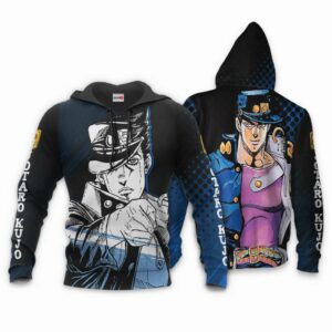 Jotaro Kujo Hoodie JJBAs Anime Shirt Jacket 8