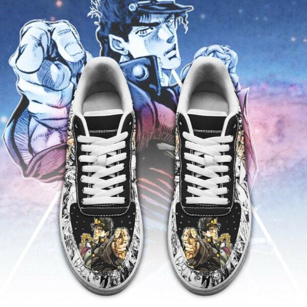 Jotaro Kujo Shoes Manga Style JoJo’s Anime Sneakers Fan Gift PT06 2